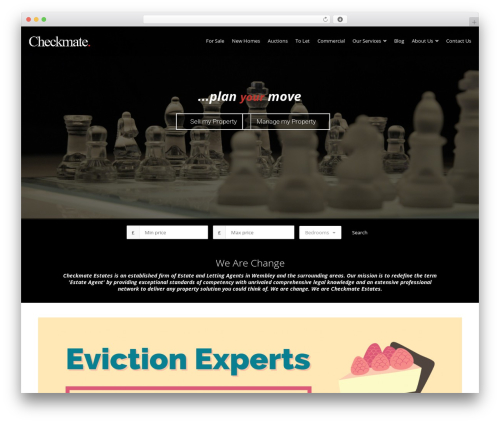 RealesWP WordPress theme - checkmateestates.com