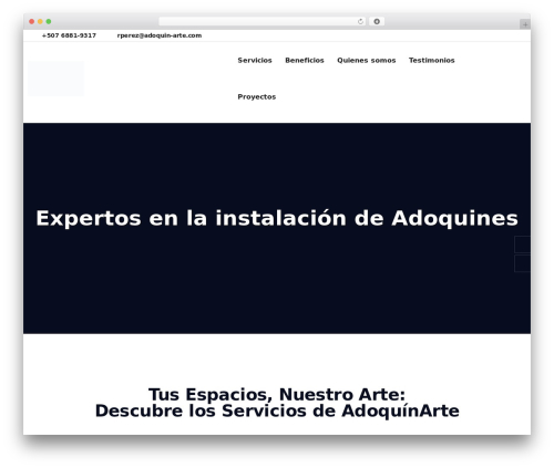 Theme WordPress Constix - adoquin-arte.com