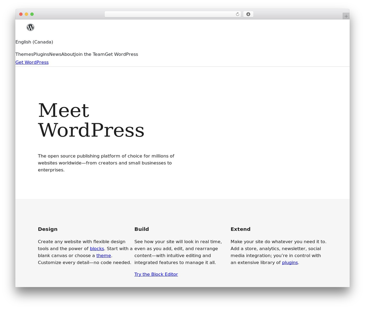 Theme WordPress WordPress.org Main Block Theme, 2022 - en-ca.wordpress.org Theme WordPress WordPress.org Main Block Theme, 2022 - en-ca.wordpress.org