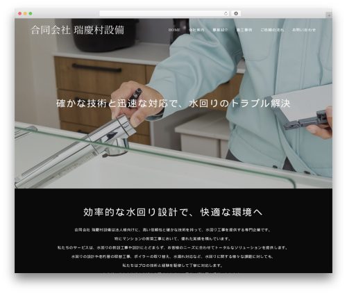 WordPress theme Switch - zukemurasetubi.com