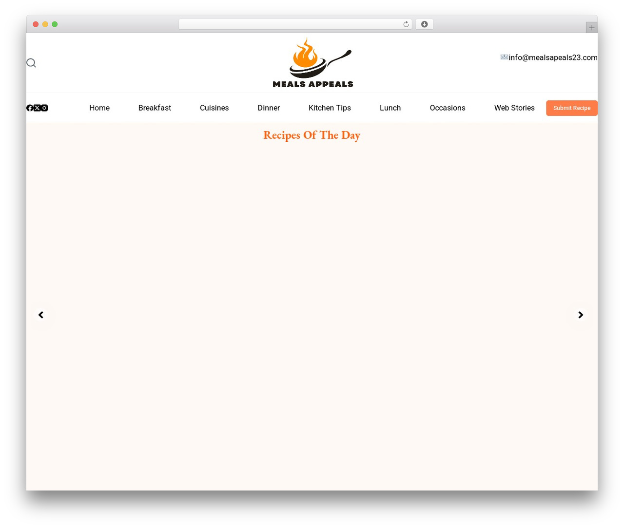 WordPress theme Blocksy - mealsappeals23.com