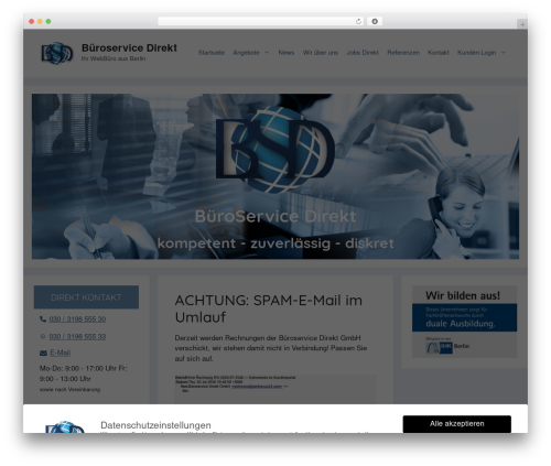 Audio Editor & Recorder (audio-editor-recorder) free WordPress plugin - bueroservice-direkt.de