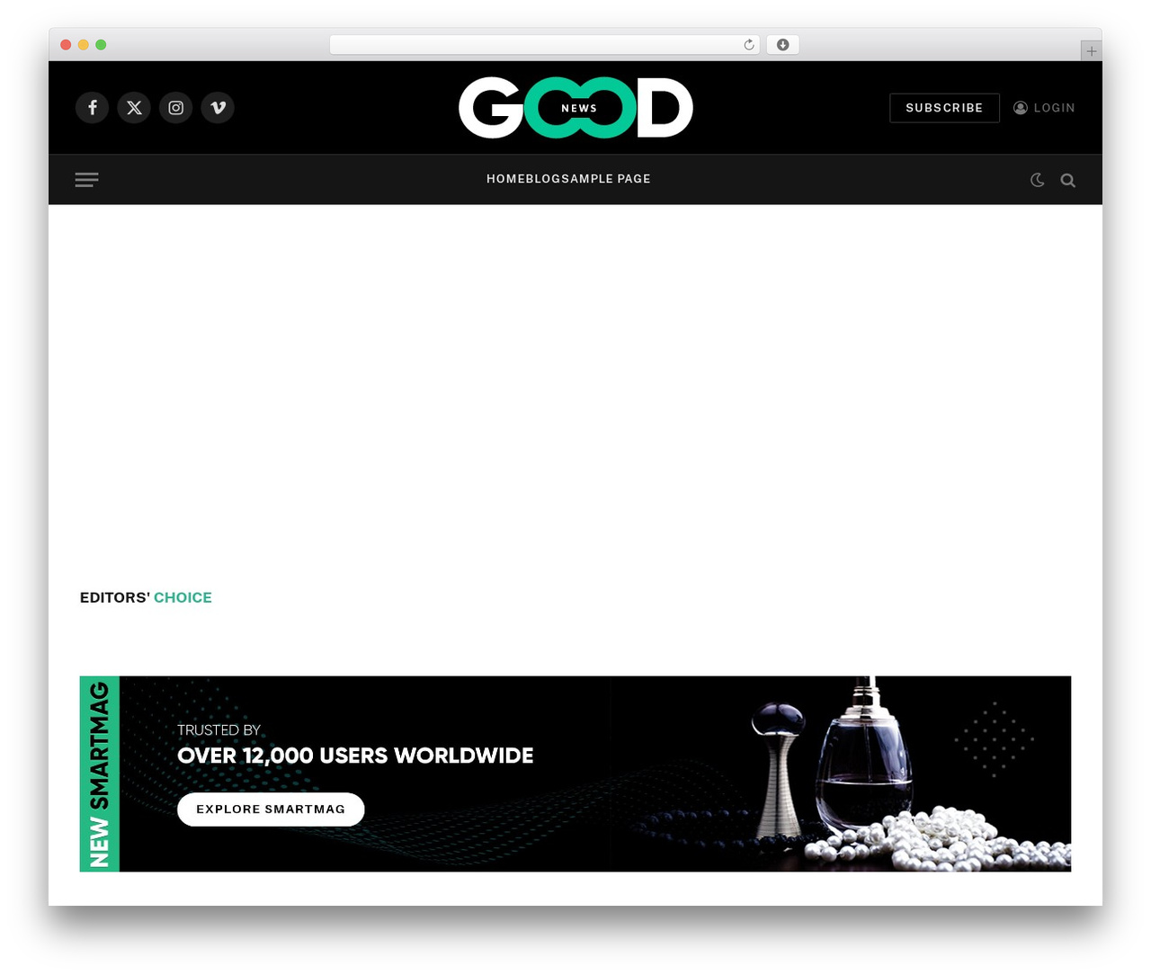 WordPress theme SmartMag Child - orlandohugo.com