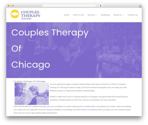Mobile contact buttons with text WordPress plugin - couplestherapyofchicago.com