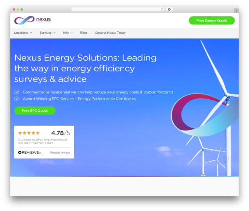 Class Creative Theme WordPress theme - nexusenergysolutions.co.uk