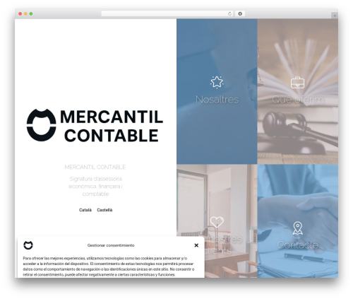 Epic Template theme WordPress - mercantilcontable.com