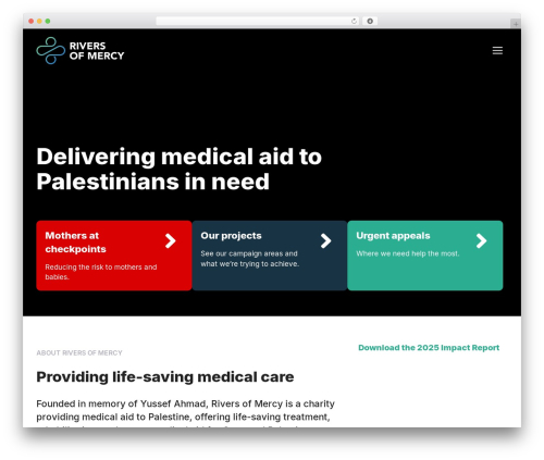 Give gift aid WordPress plugin - rivers-of-mercy.org