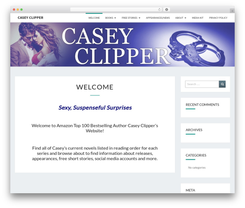 Nisarg free WP theme - caseyclipper.com