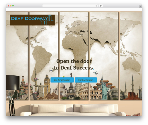 Rocket Builder WordPress theme - deafdoorway.com