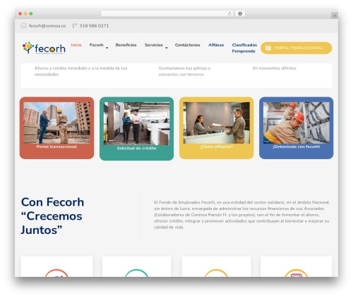 Seclek WordPress theme - fecorh.com