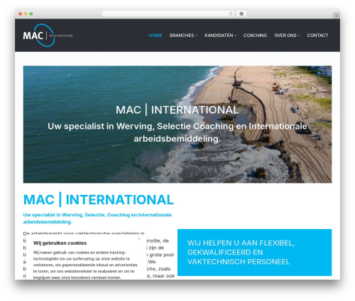 Sitework Wordpress WordPress theme - mac-international.nl