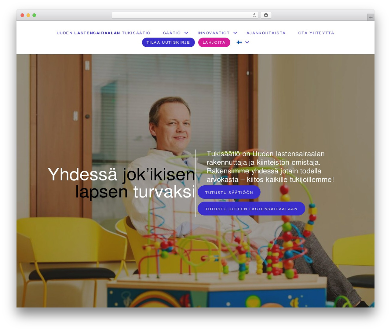 Theme WordPress Beaver Builder Theme - uudenlastensairaalantuki.fi