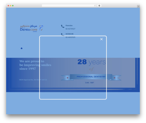 Theme WordPress Divi - dentacarecentre.com