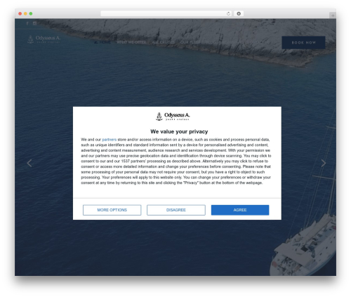 Theme WordPress WaveRide - odysseusacruises.com