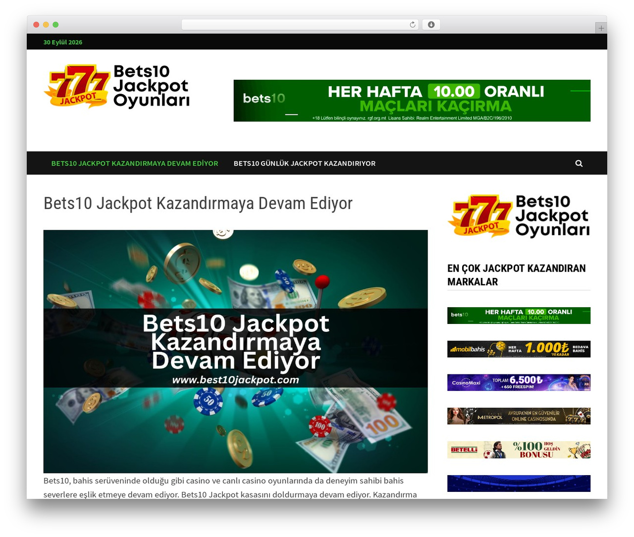 WordPress theme Bam Pro - best10jackpot.com WordPress theme Bam Pro - best10jackpot.com