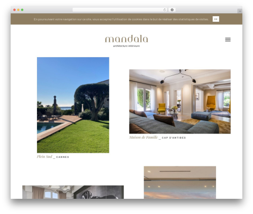WordPress theme Mandala - mandala-architecture.com