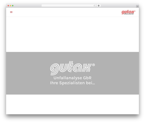 Divi WordPress theme - gutax.de