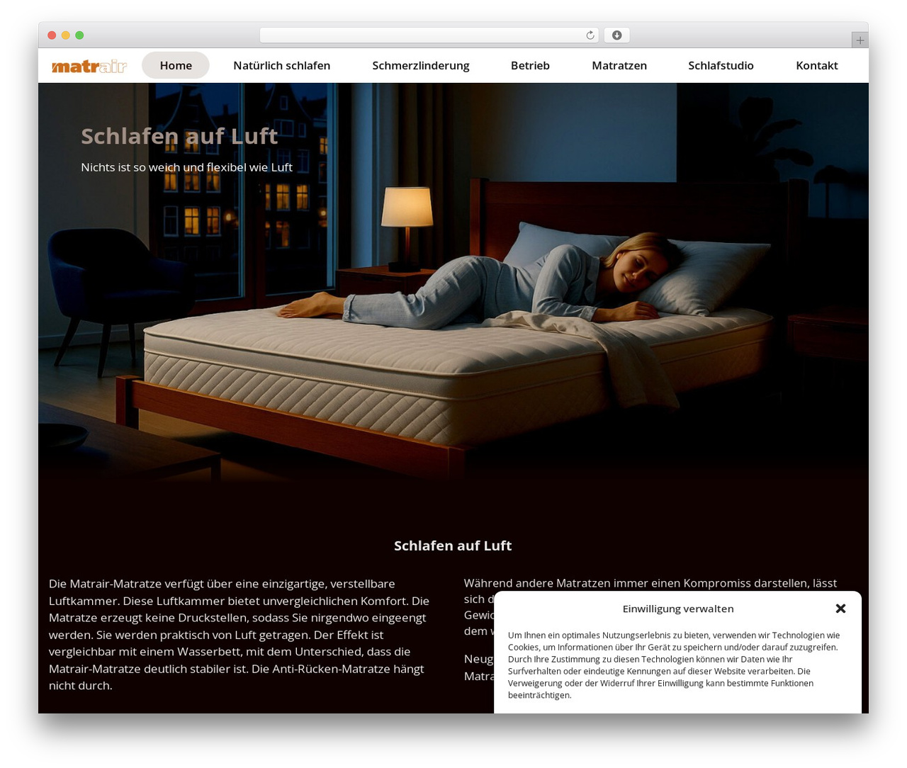 Matrair theme WordPress theme - matrair.de