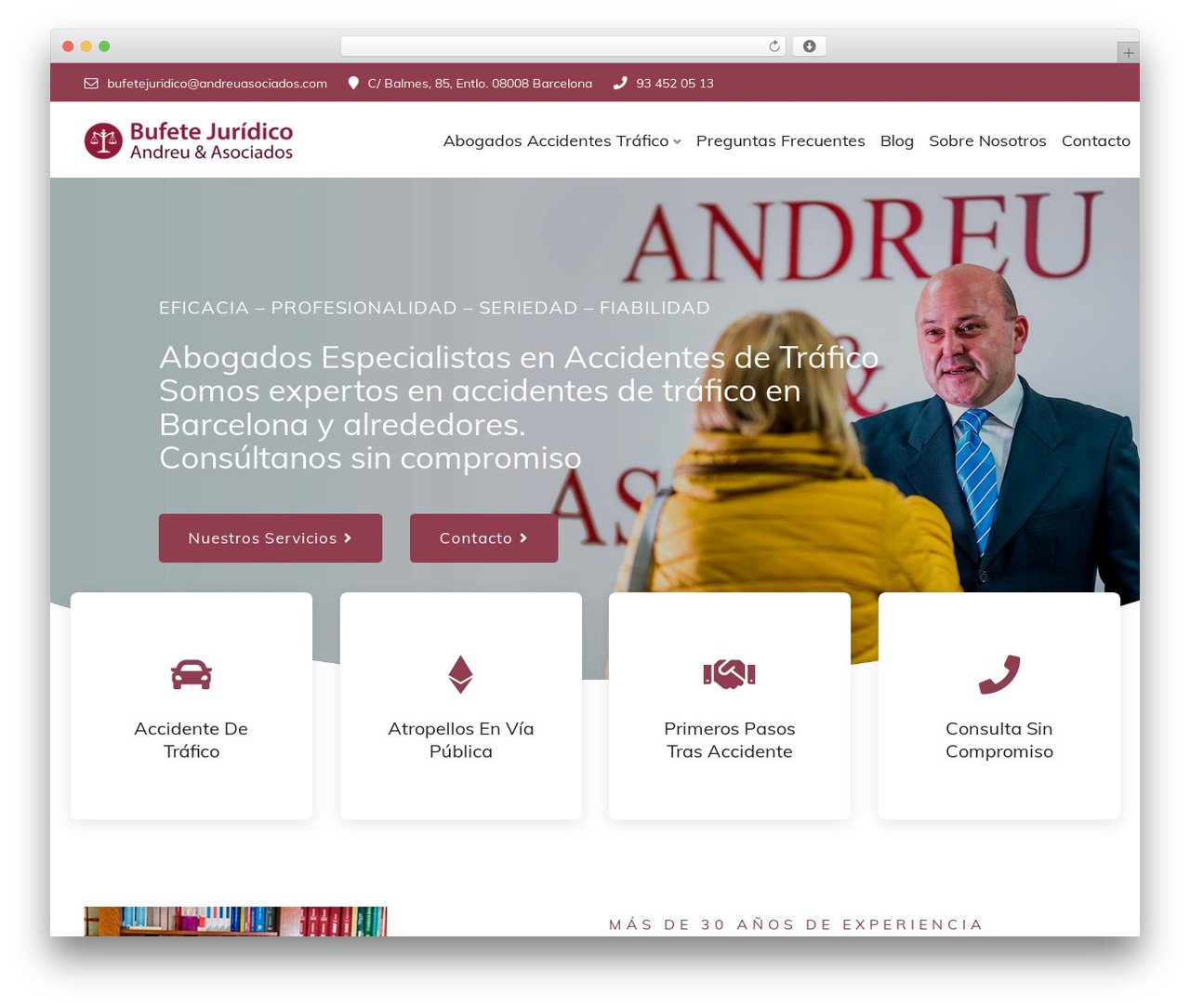 Techno WordPress theme - andreuasociados.com