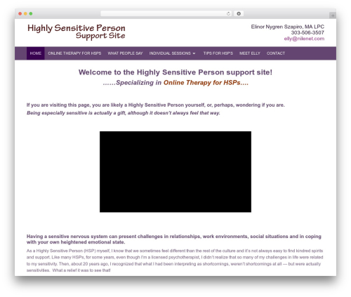 Theme WordPress Jump Start - highlysensitiveperson.org