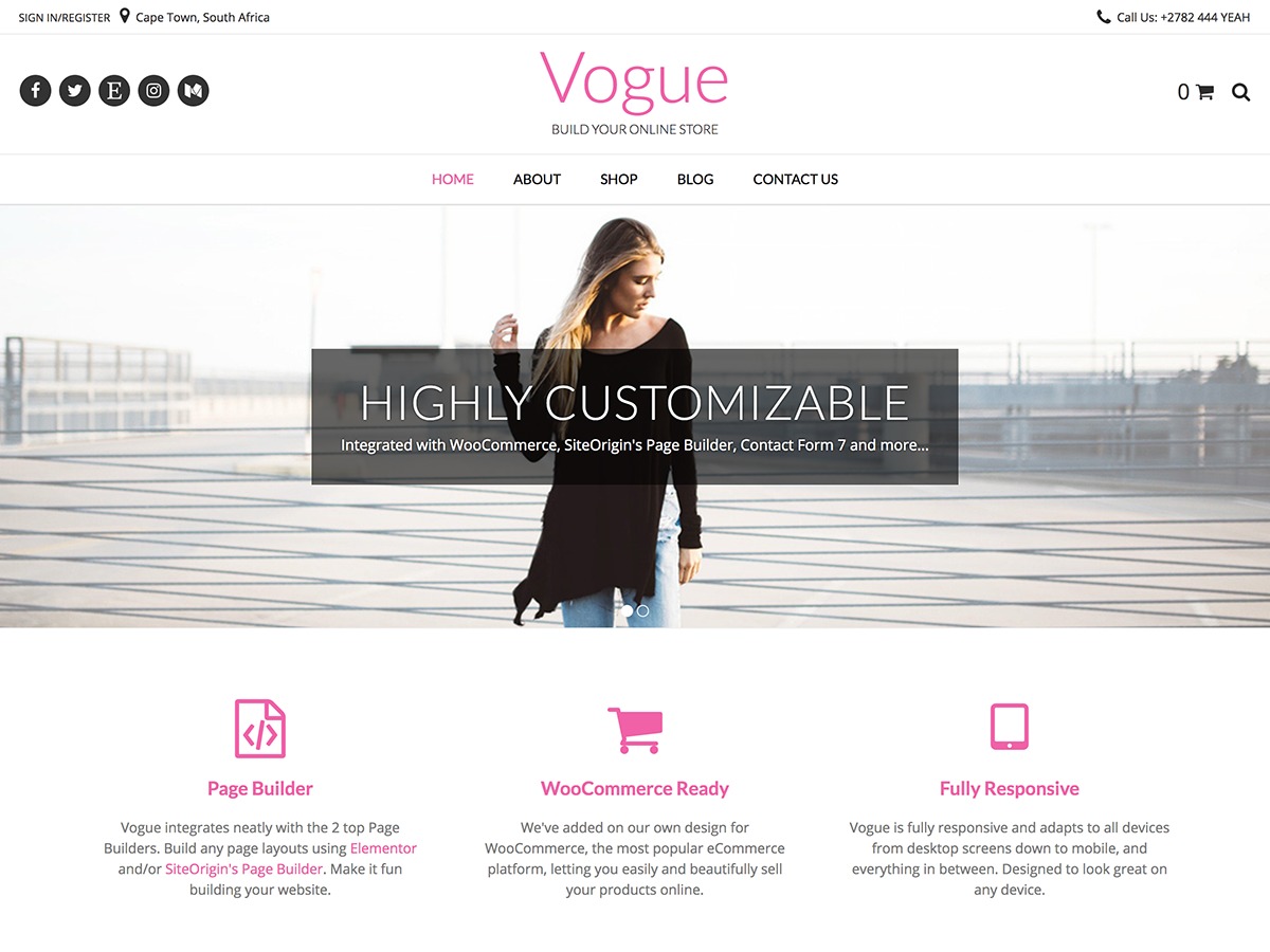 Page more. Топ стильных тем WORDPRESS. Builder Vogue. Вордпресс темы на русском Fashion-Diva.