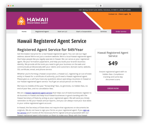 WordPress theme The Theme - hawaiiregisteredagent.com