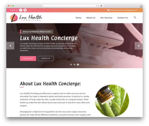 WP theme CodeCrab Technologies - luxhealthconcierge.com