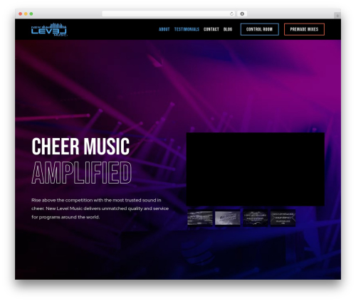 LEVELUP WordPress theme - newlevelmusic.com