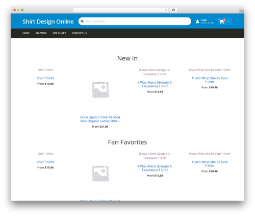 Storefront Child Theme best WooCommerce theme - shirtdesignonline.com