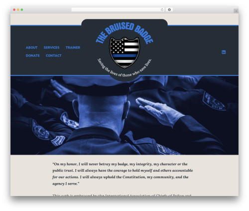 WordPress website theme Brompton - thebruisedbadge.com WordPress website theme Brompton - thebruisedbadge.com
