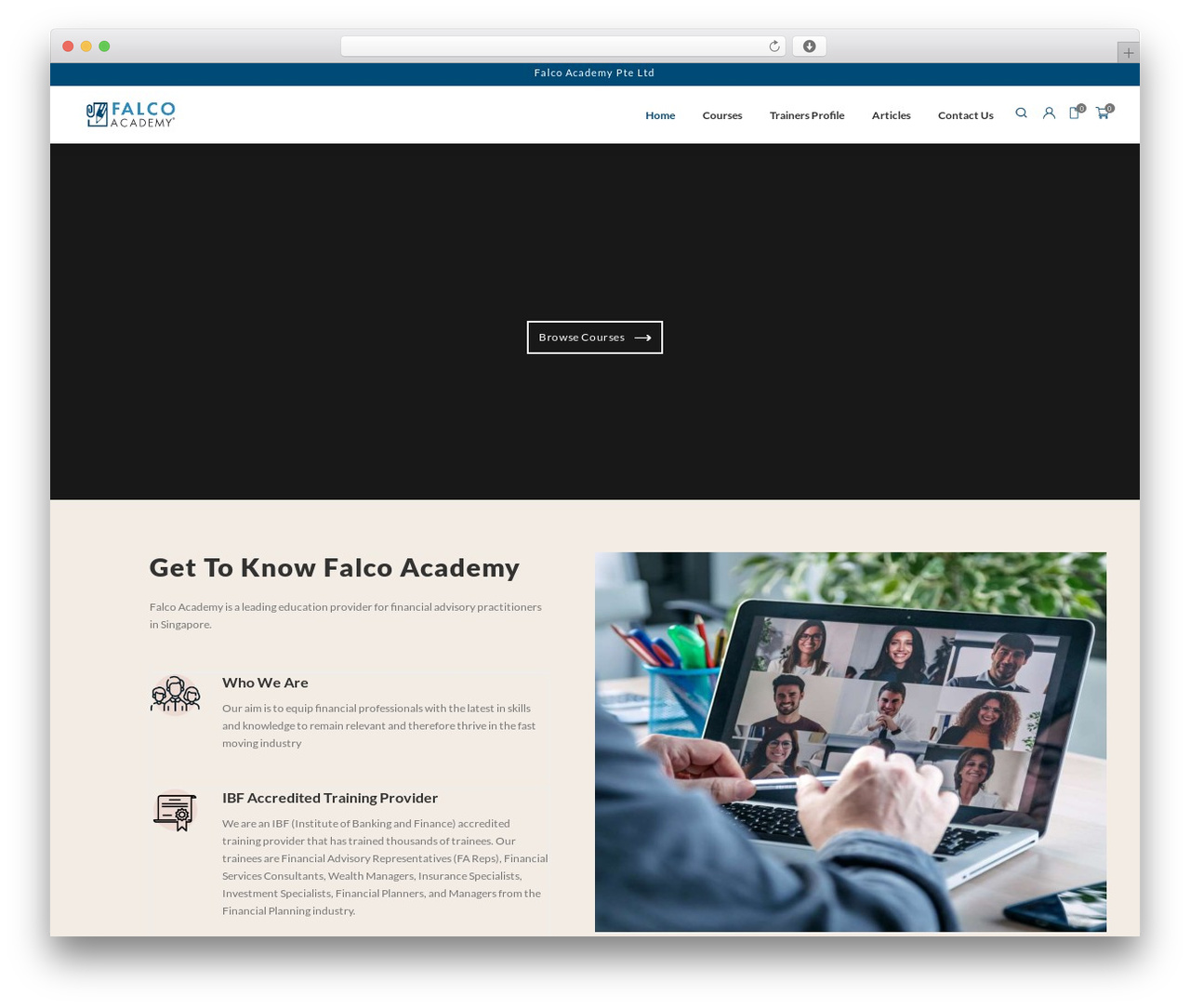 WordPress website theme Divi - falcoacademy.com WordPress website theme Divi - falcoacademy.com