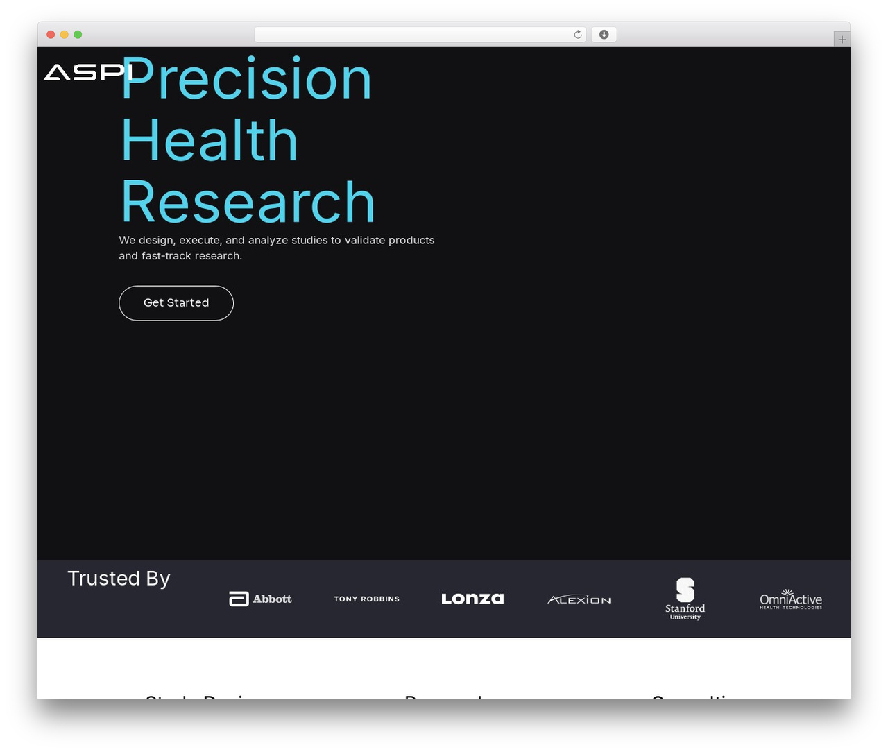 WordPress website theme North - theaspi.com