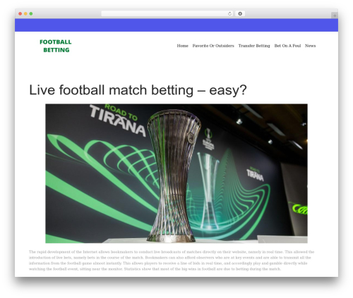 WP theme kolaso - vistadellagofootball.com