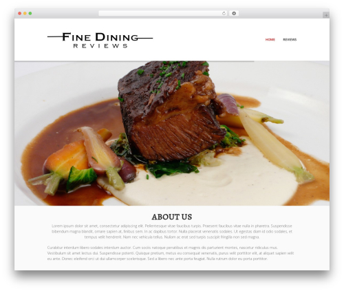 Xone best restaurant WordPress theme - finediningreviews.com