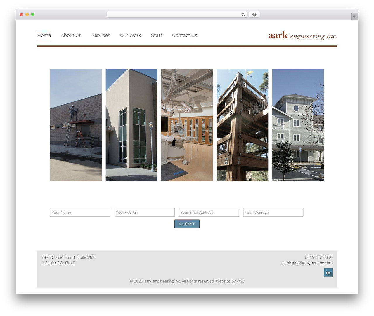 aark engineering WordPress theme - aarkengineering.com