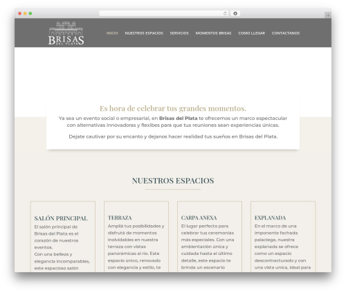 Divi modules simple heading WordPress plugin - brisasdelplata.com.ar