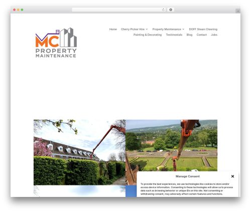 Divi WordPress theme - mcpropertymaintenance.co.uk