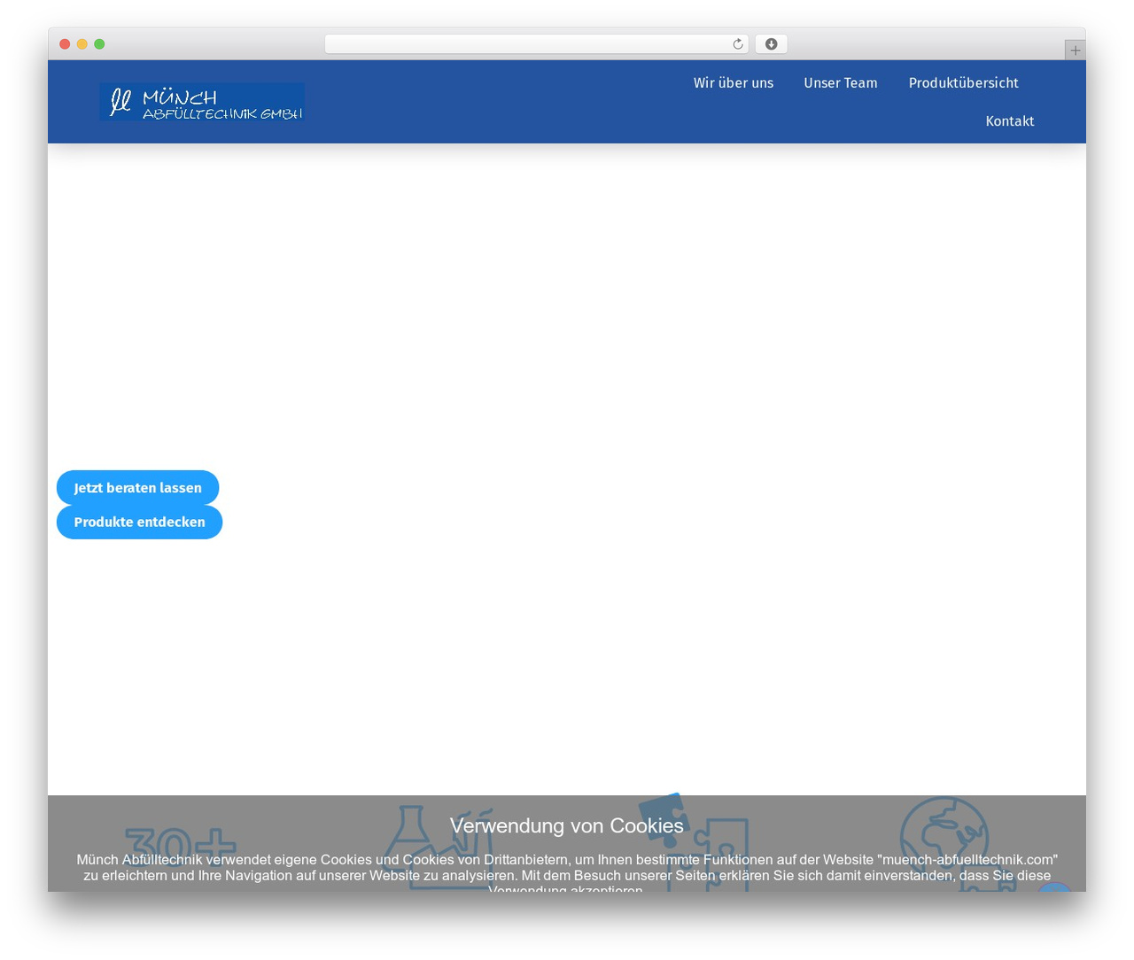Hello Elementor WordPress theme - muench-abfuelltechnik.com