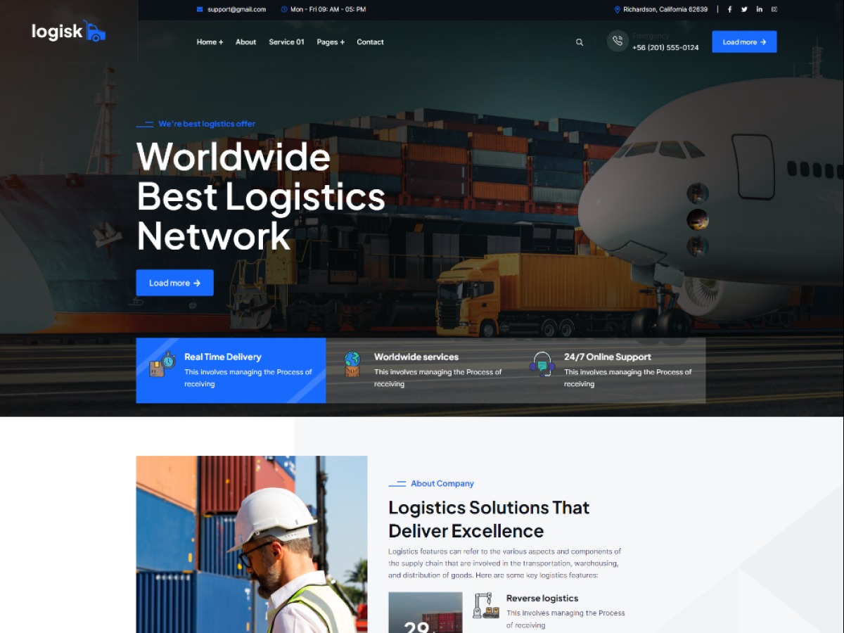 Logisk WordPress theme by wowtheme7