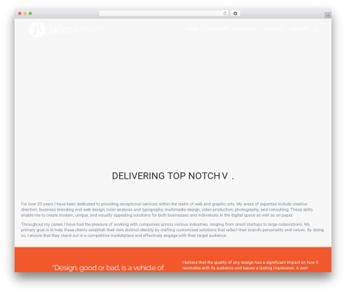 Rare theme WordPress - jrob.me