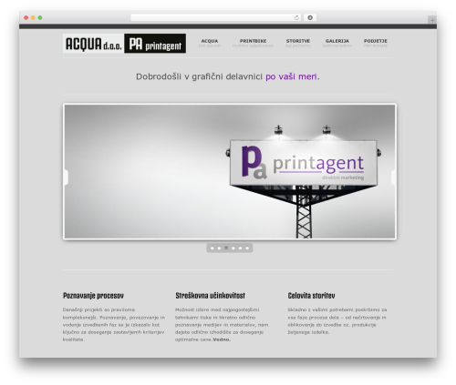 SmartStart WP - Responsive HTML5 Theme (shared on gaaks.com) WordPress theme design - printagent.si