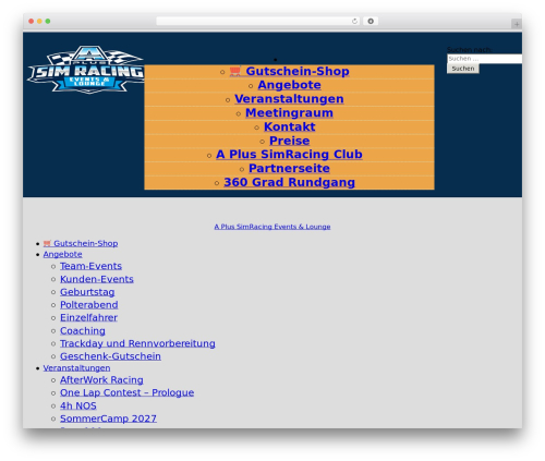 SnowMountain WordPress theme - simracing-events.ch