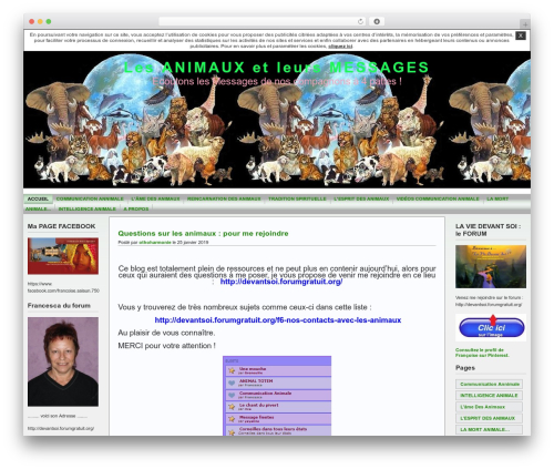 WordPress theme Andreas - francoise1.unblog.fr