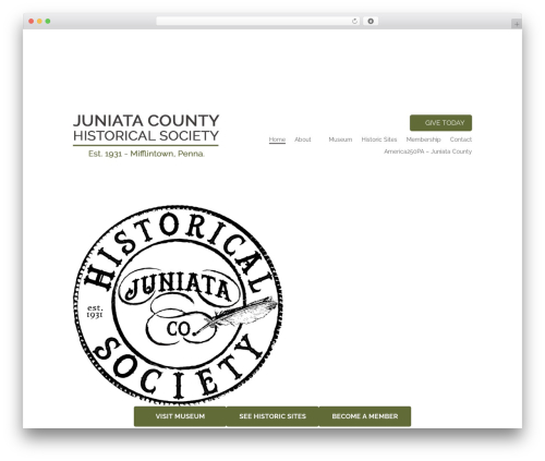 Table for divi WordPress plugin - juniatacountyhistoricalsociety.org