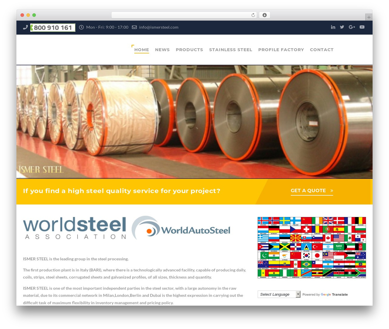 WordPress theme TM Structure - ismersteel.com WordPress theme TM Structure - ismersteel.com