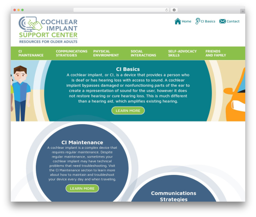 WordPress theme Voltron (working title) - cisupportcenter.com