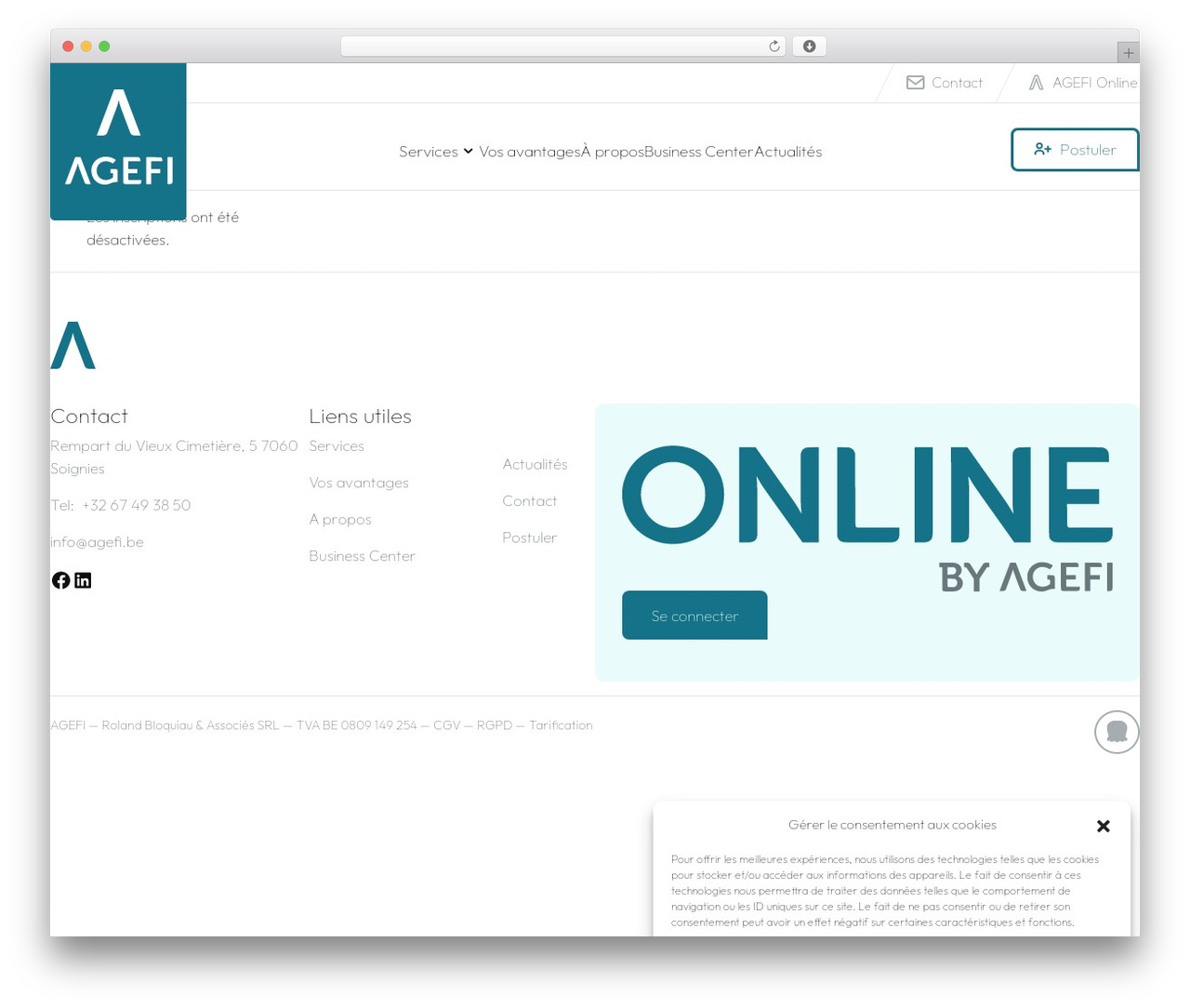 Mandha WordPress theme - agefi.be Mandha WordPress theme - agefi.be