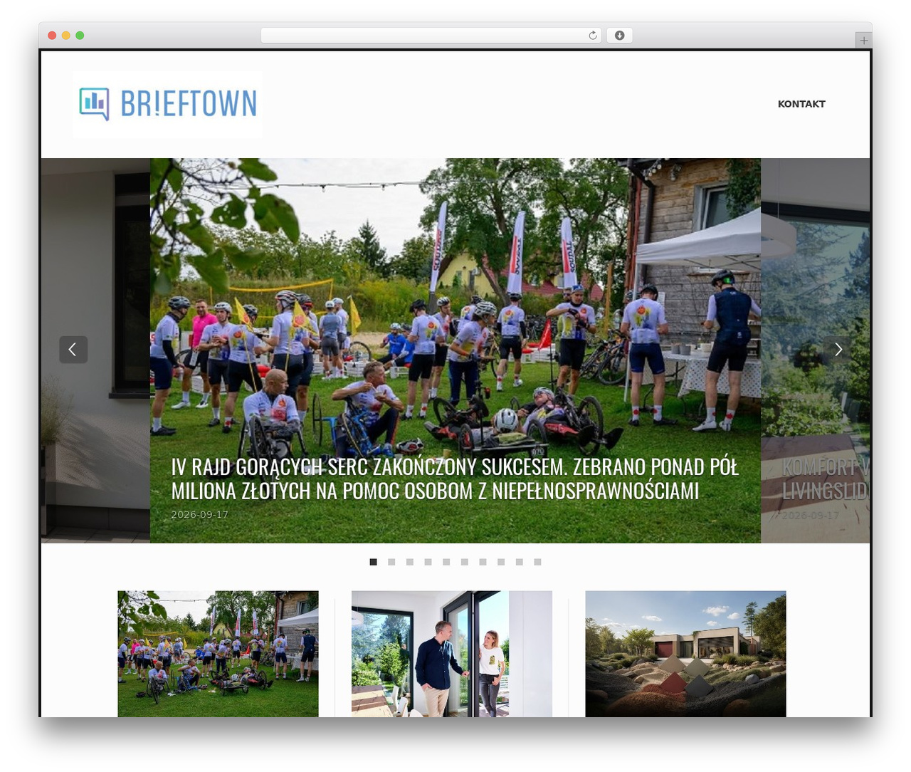 Bluebird Theme theme WordPress - brieftown.com