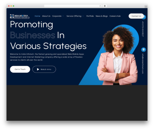 Wedesigntech portfolio WordPress plugin - indyainfotech.com