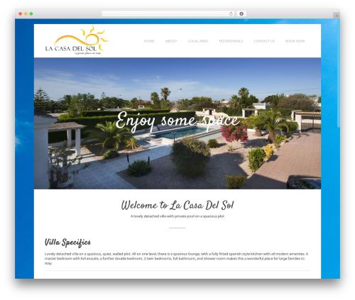 Marea WordPress theme - lacasadelsolspain.com